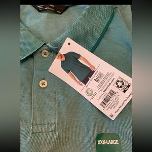 Mens Member’s Mark Stretch Cotton Pique Polo short sleeve Green New XXXL